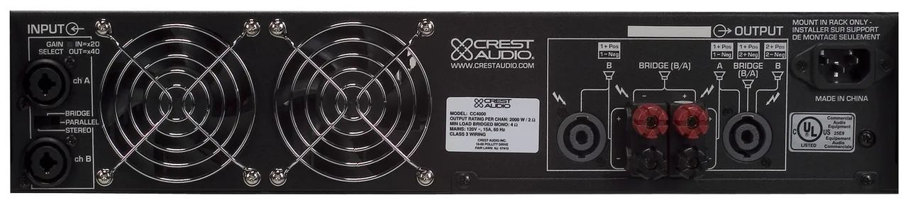 Amplificador Crest Áudio Cc 4000 - Foto 2