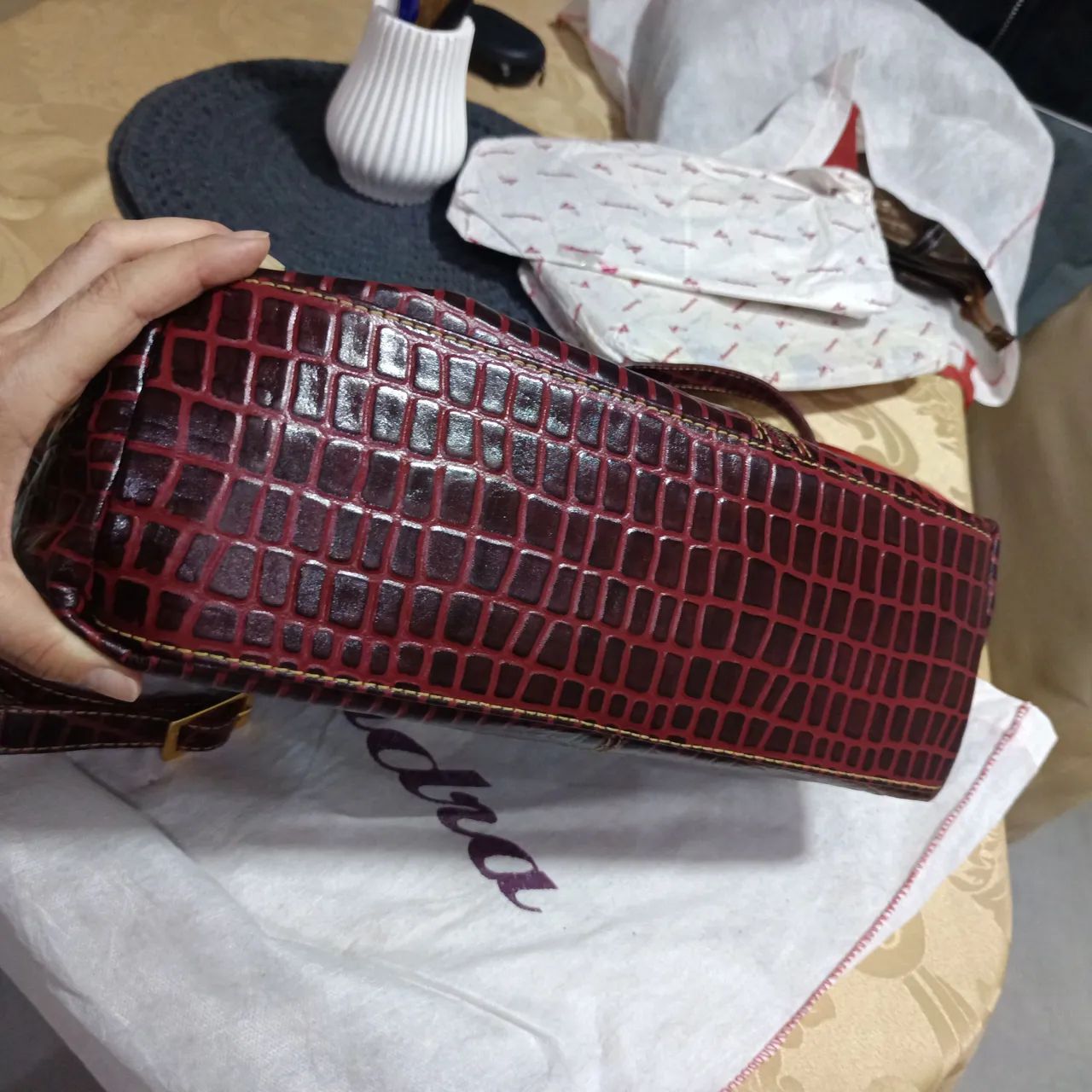 Bolsa Anandra de Couro  - Foto 2