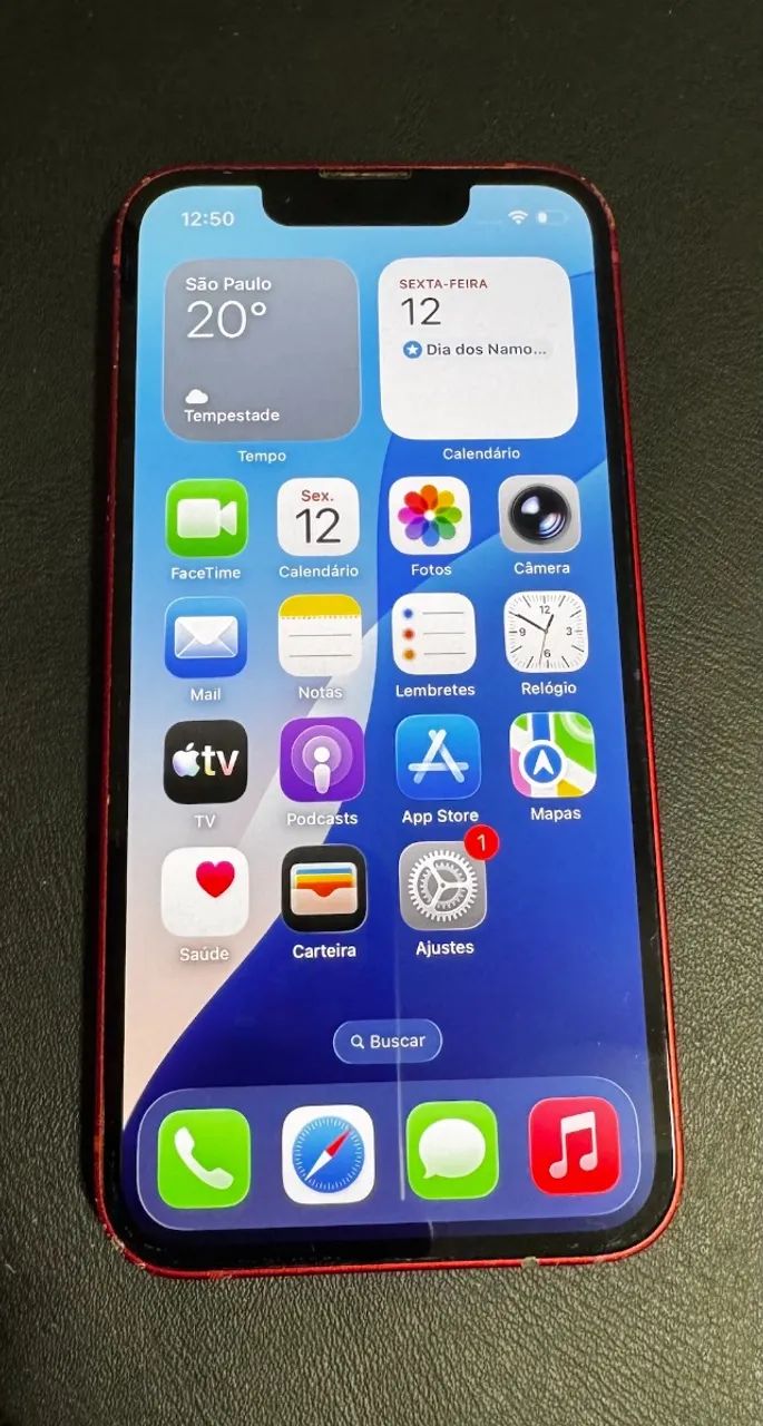 Vendo iPhone 13 mini, vermelho, com 128Gb. Oportunidade! - Foto 5