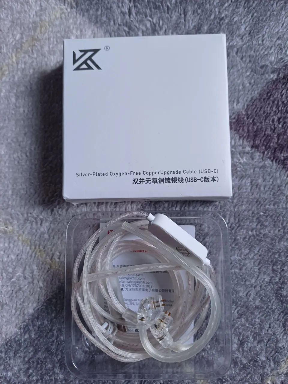 Kz Edx pro verde ciano + cabo kz tipo c com microfone  - Foto 3