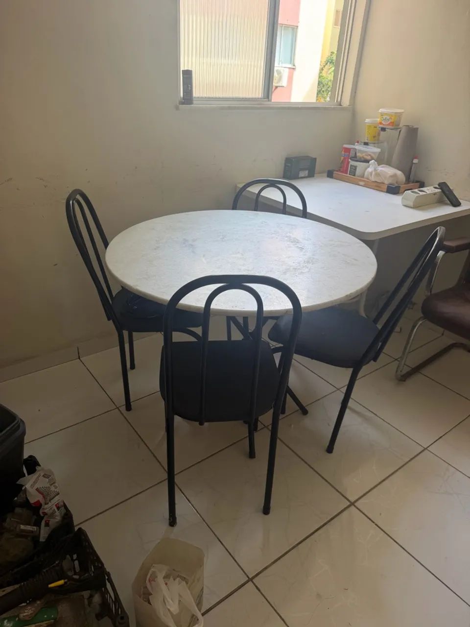 Mesa com pedra de marmore  - Foto 3