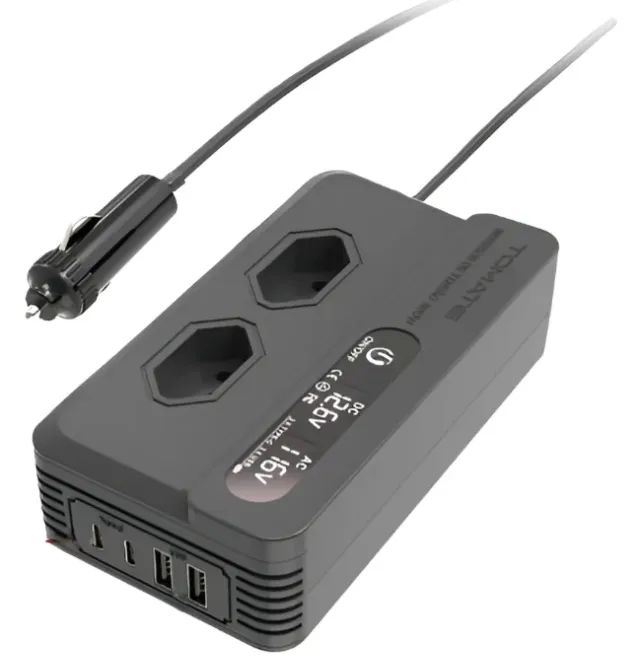 Inversor Conversor Tomada Carro 350w 12v P/110v Usb Veicular - Foto 3
