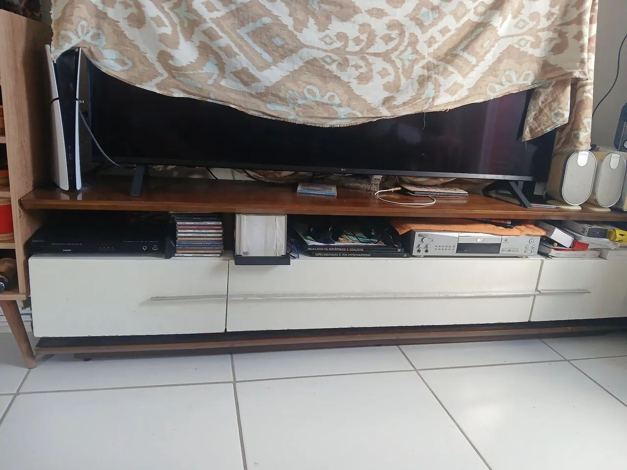 Rack  wm madeira com gavetas - Foto 2