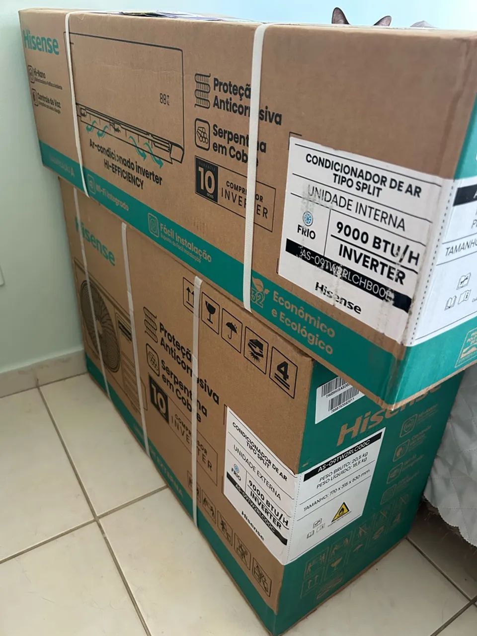 AR-CONDICIONADO 9.000 BTUS HISENSE  - Foto 5