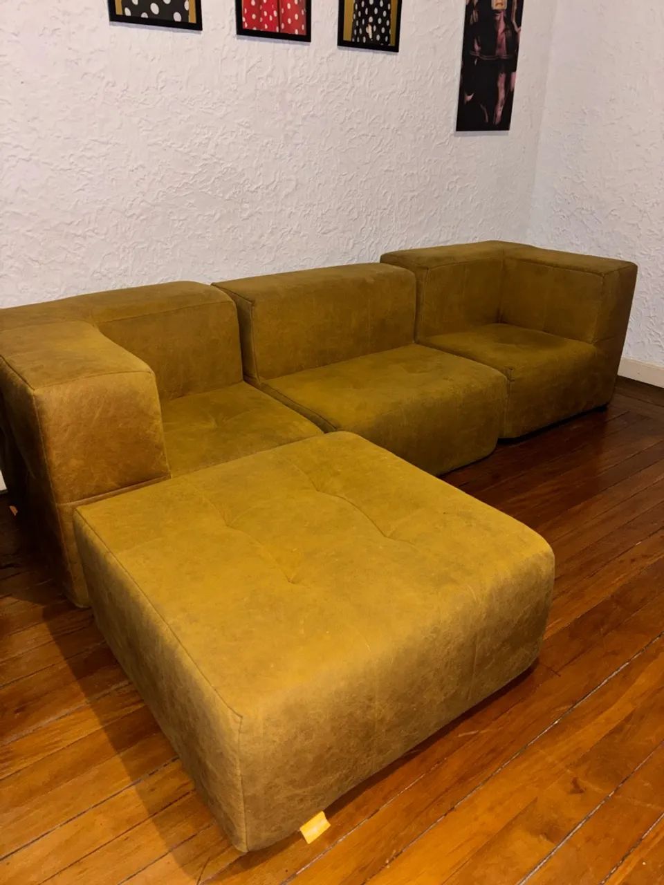 Sofá na Caixa 4 Módulos Caramelo - Foto 4