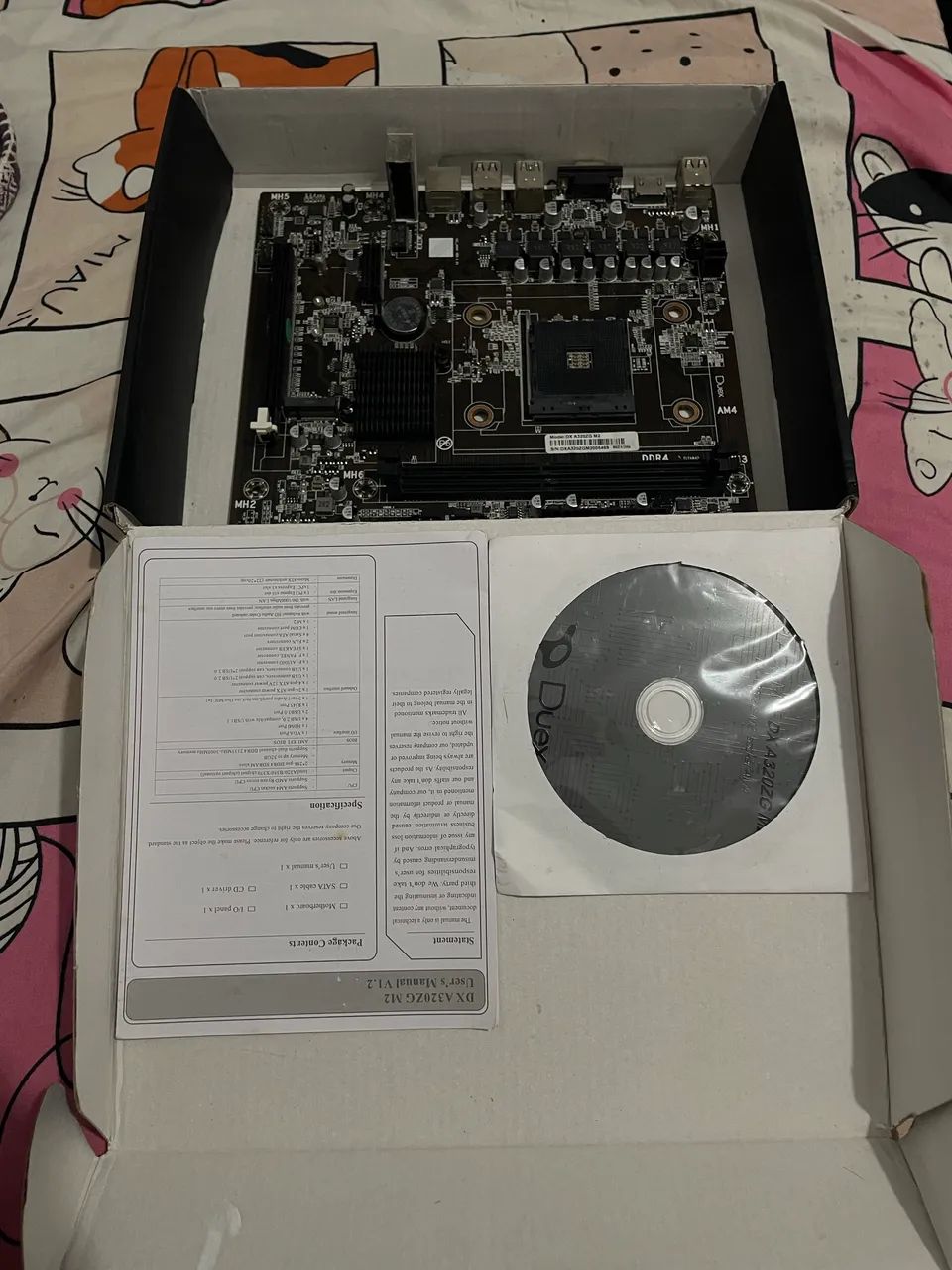 ? PLACA-MÃE DUEX DXA320ZG M2 ? USADA E FUNCIONANDO PERFEITAMENTE! ? - Foto 4