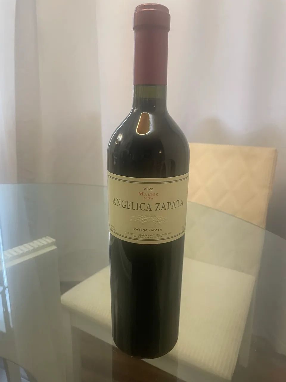 Vinho argentino Angélica Zapata Malbec 2022