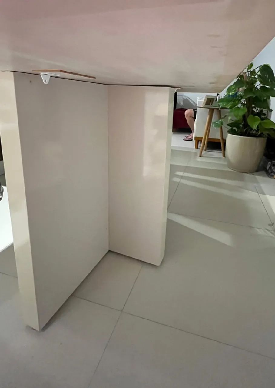 Mesa de jantar vidro leitoso - Foto 3