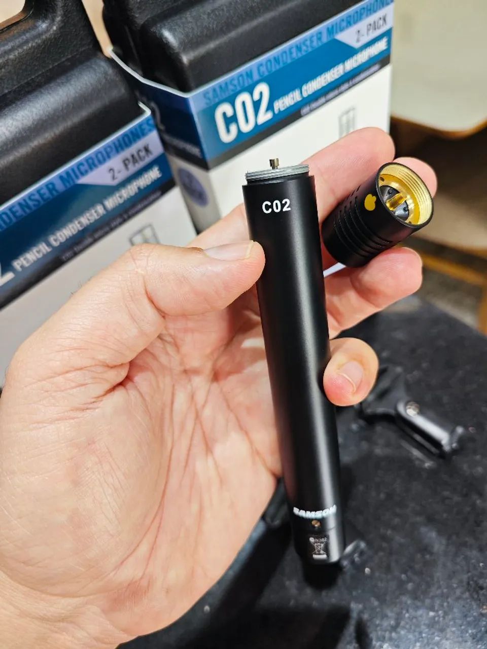 KIT 2 MICROFONES SAMSON C02 CONDENSADOR  - Foto 3