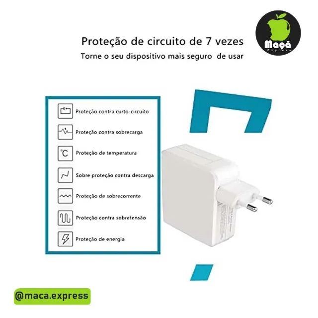 Fonte Carregador Usb C Macbook PRO tipo C - Foto 5