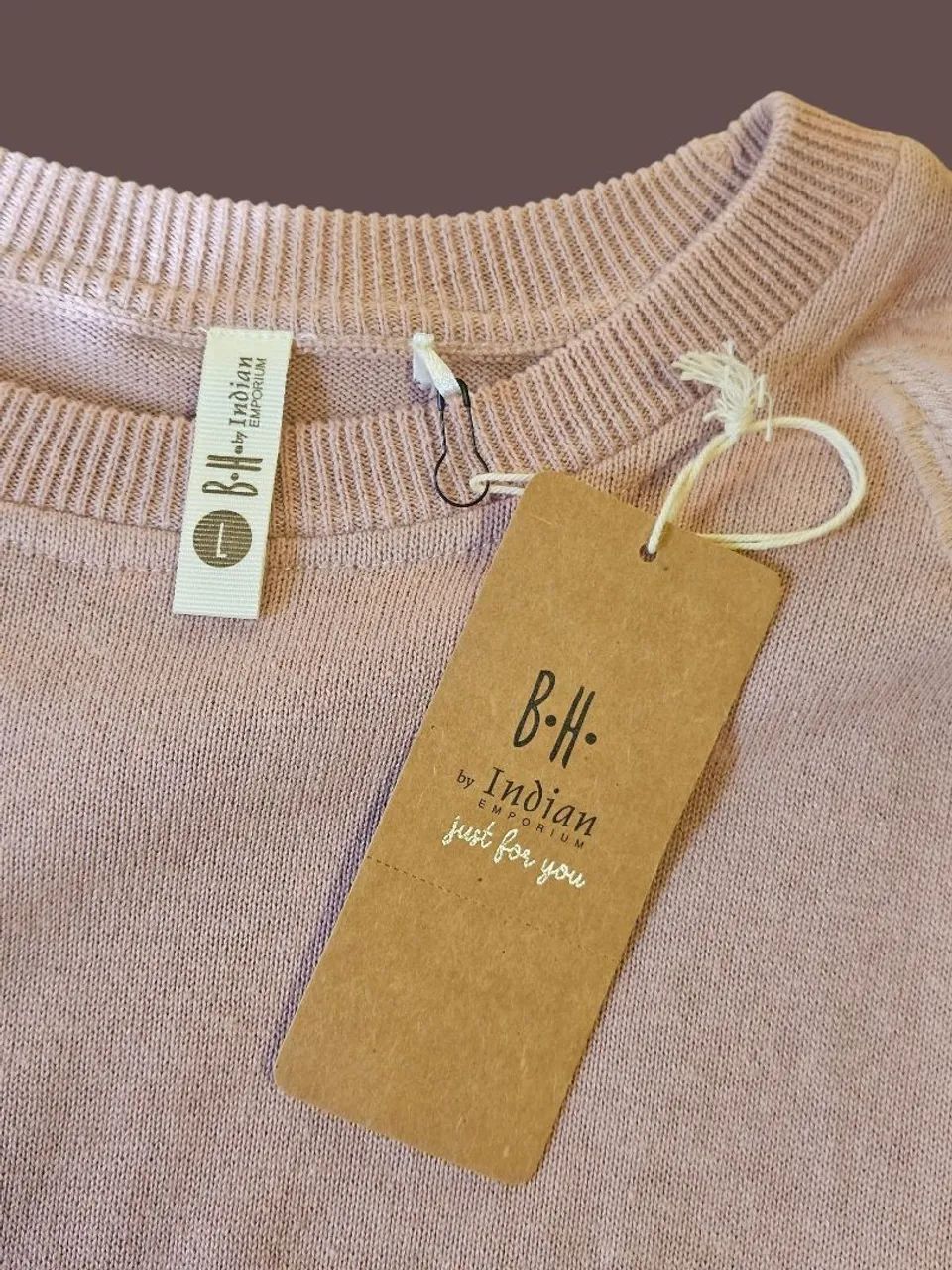 BLUSA MOLETON MANGA COMPRIDA BORDADA - ROSÉ - Foto 4