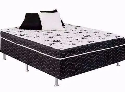 Cama Box Casal Acoplada com 10cm de espuma Nova