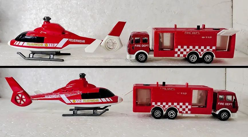 Lote Bombeiros - Caminhão + Helicóptero - Foto 4