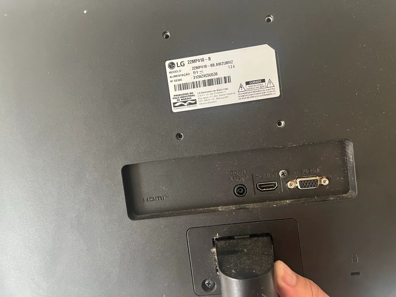 Monitor LG 22 polegadas 75hz seminovo - Foto 2
