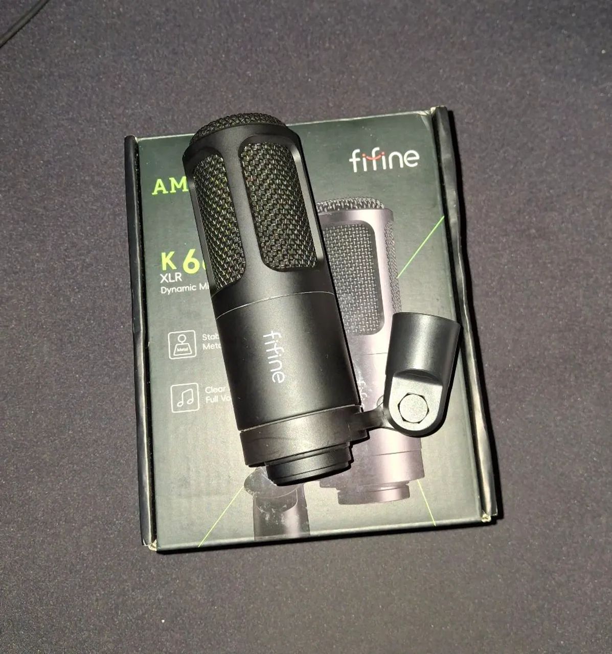 Microfone Fifine k669D e Interface Fifine SC1 - Foto 2