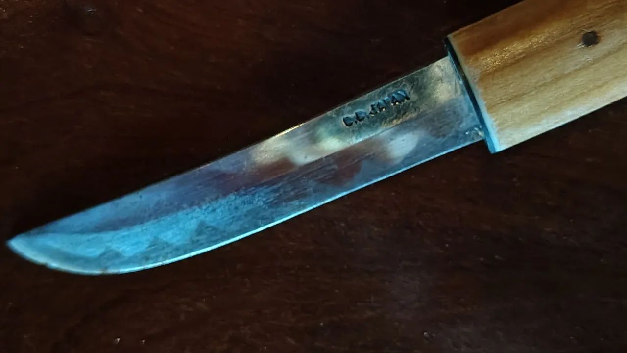 Estojo com 4 Katanas (Espadas) Japonesas de 1960 p/abrir Cartas - Foto 3