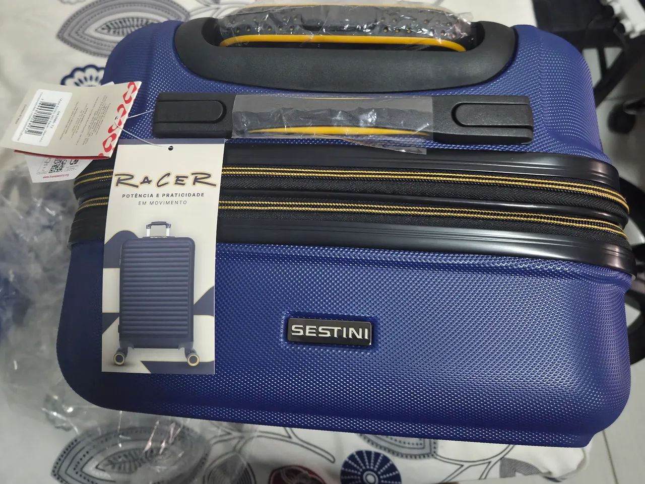 Sestini Mala Bordo Racer, Azul-Marinho - Foto 2