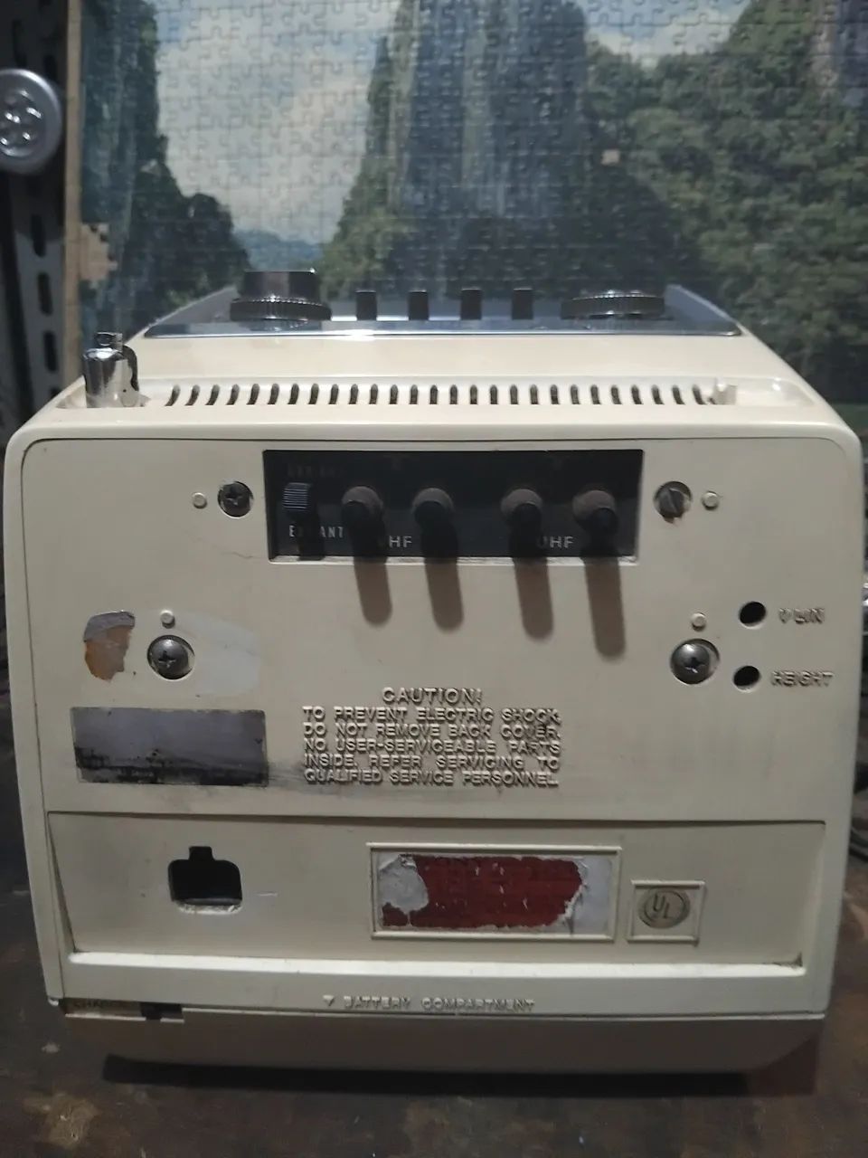 Antiga tv Portátil Sony Solid State 750. Funcionando. Ler descrição.  - Foto 3