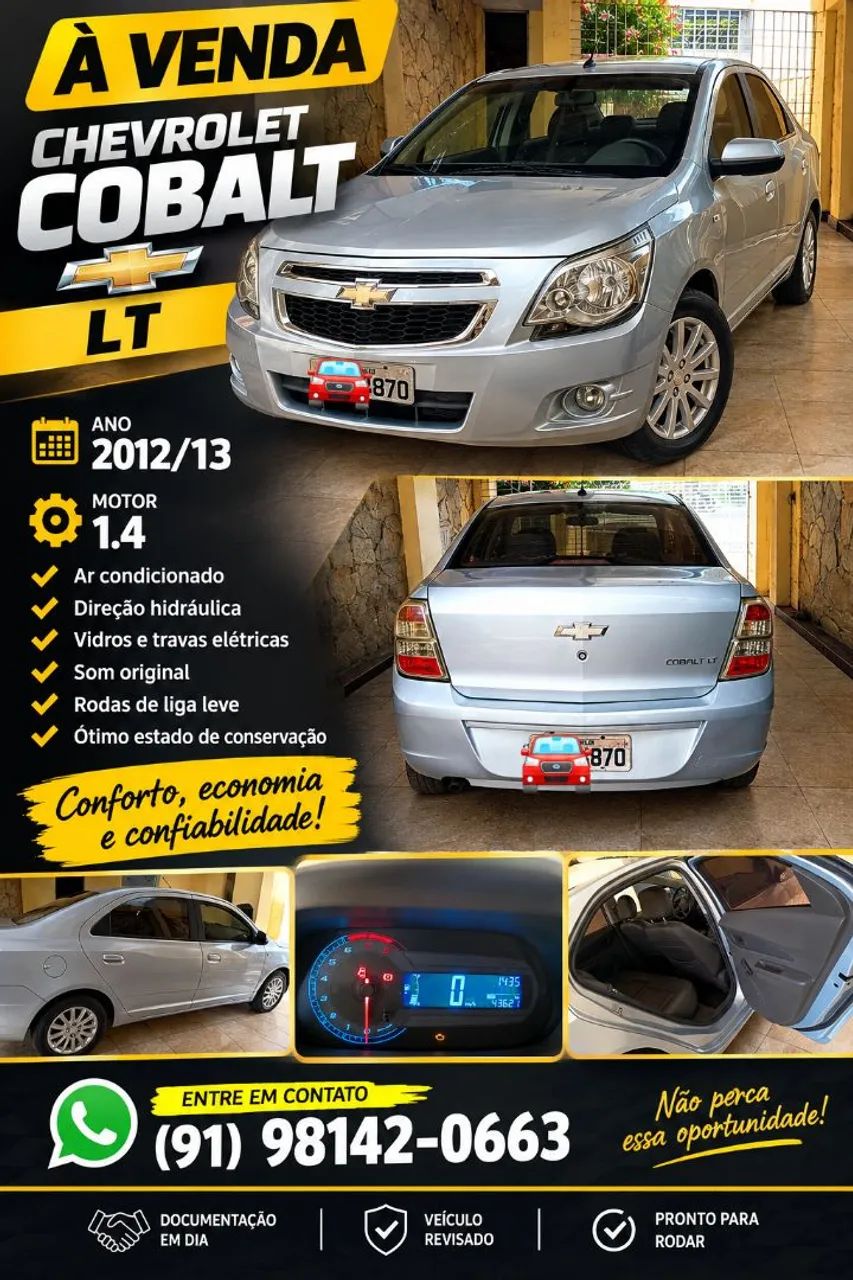 Chevrolet Cobalt COBALT LT 1.4 8V FlexPower/EconoFlex 4p 2013