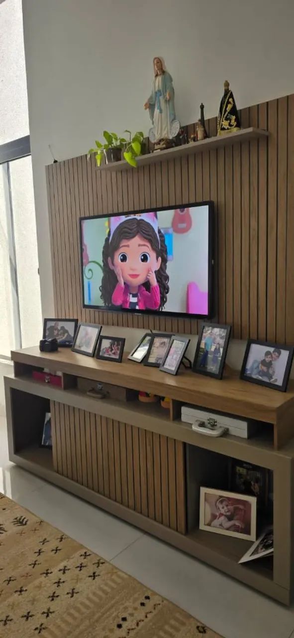 Painel com rack