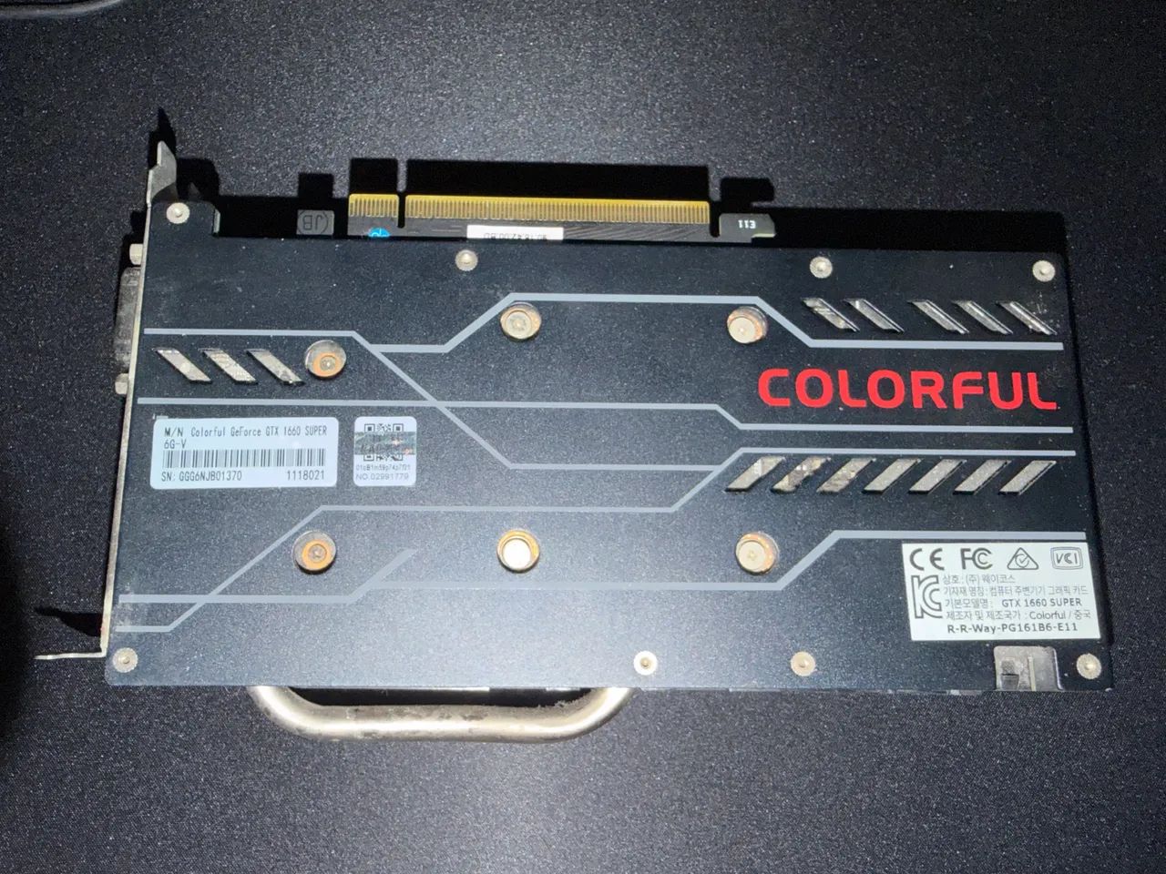 Placa de vídeo GTX 1660 Super 6gb