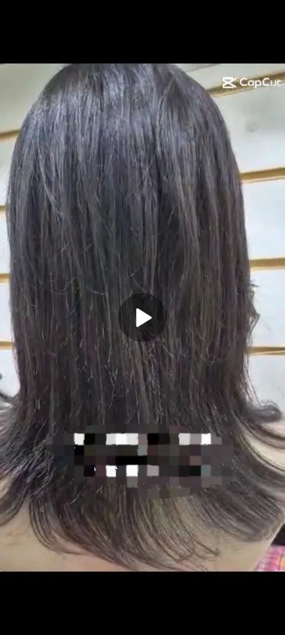 Peruca de cabelo humano natural