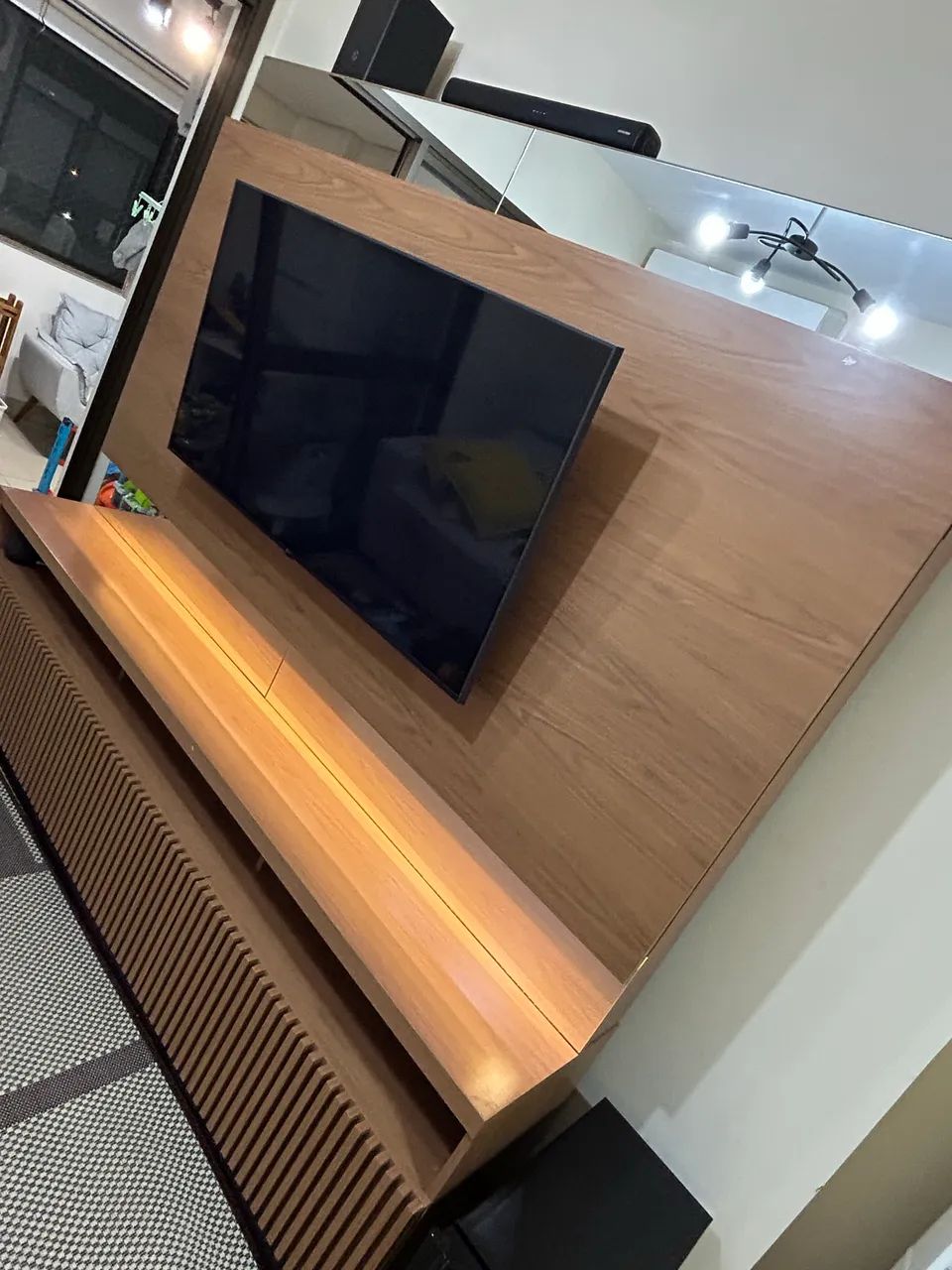 Rack com painel de tv65138002305410121
