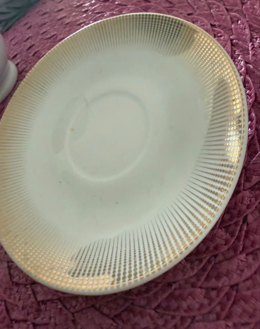 Xícaras dourada com branco - Foto 2