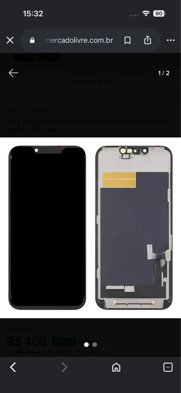Vendo display novo do iPhone 13 Pro