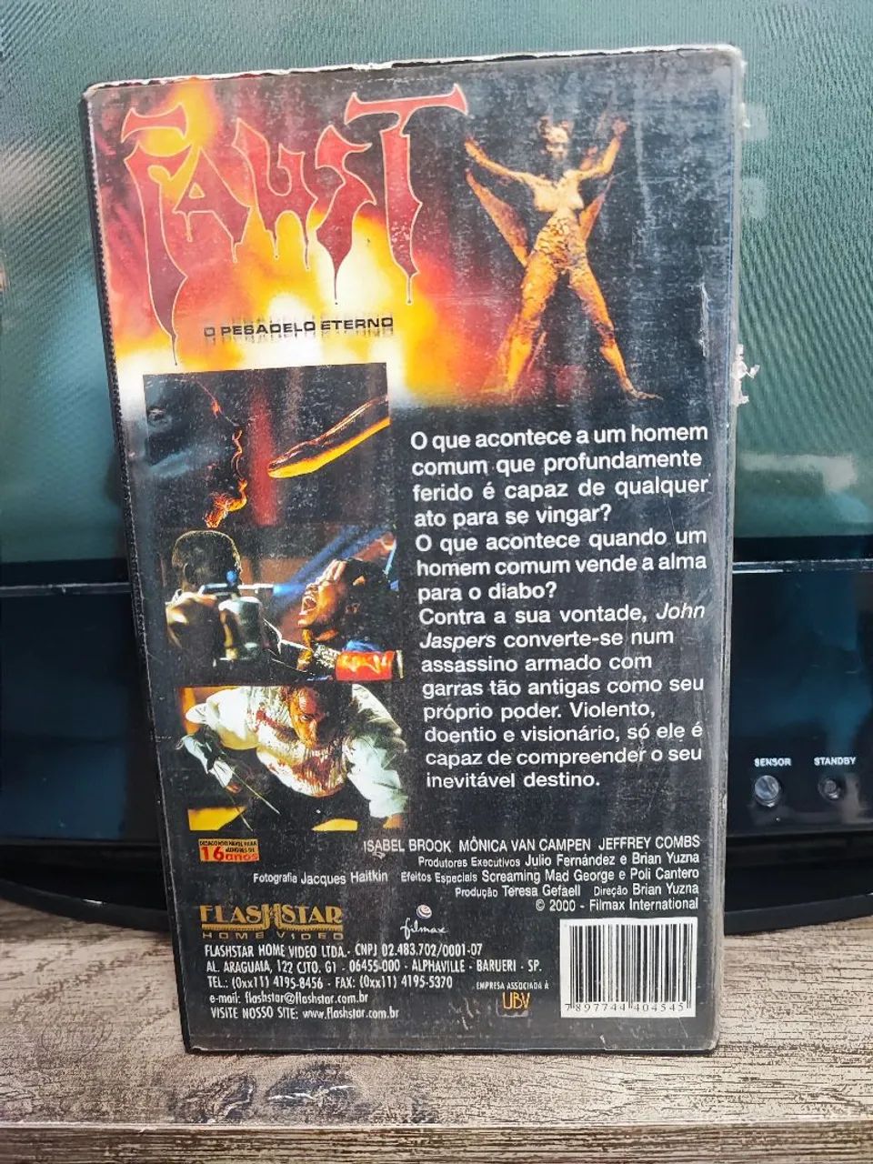 Fita Vhs FAUST (terror dublado - DVD, Blu-Ray e Vídeo Cassete