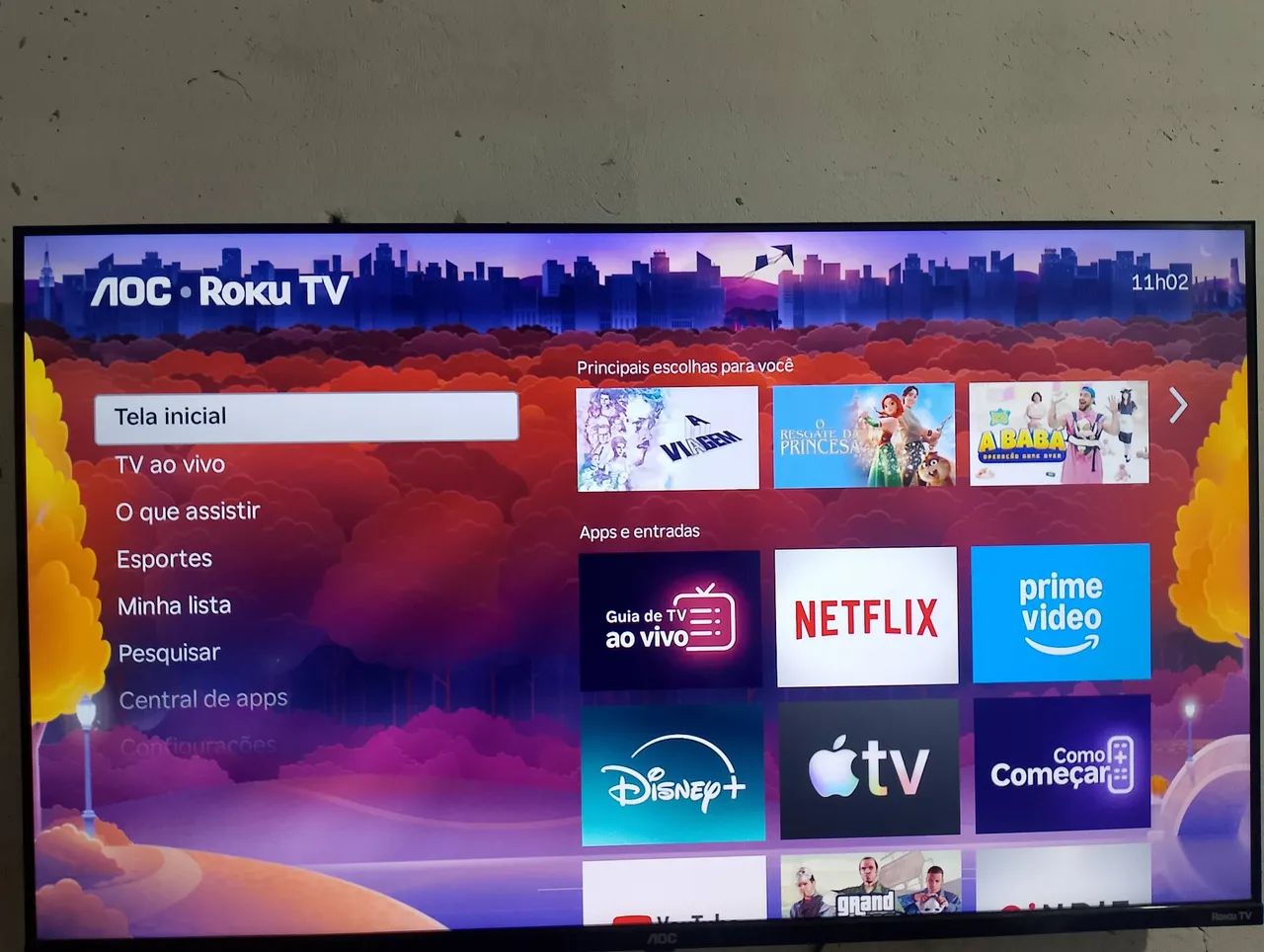 TV AOC ROKU 43 polegadas 