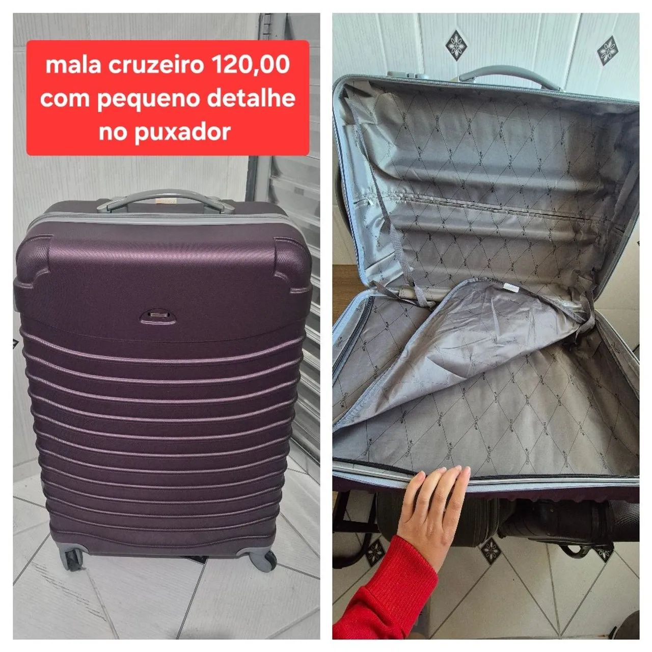 Malas grande de viagem em bom estado  - Foto 5