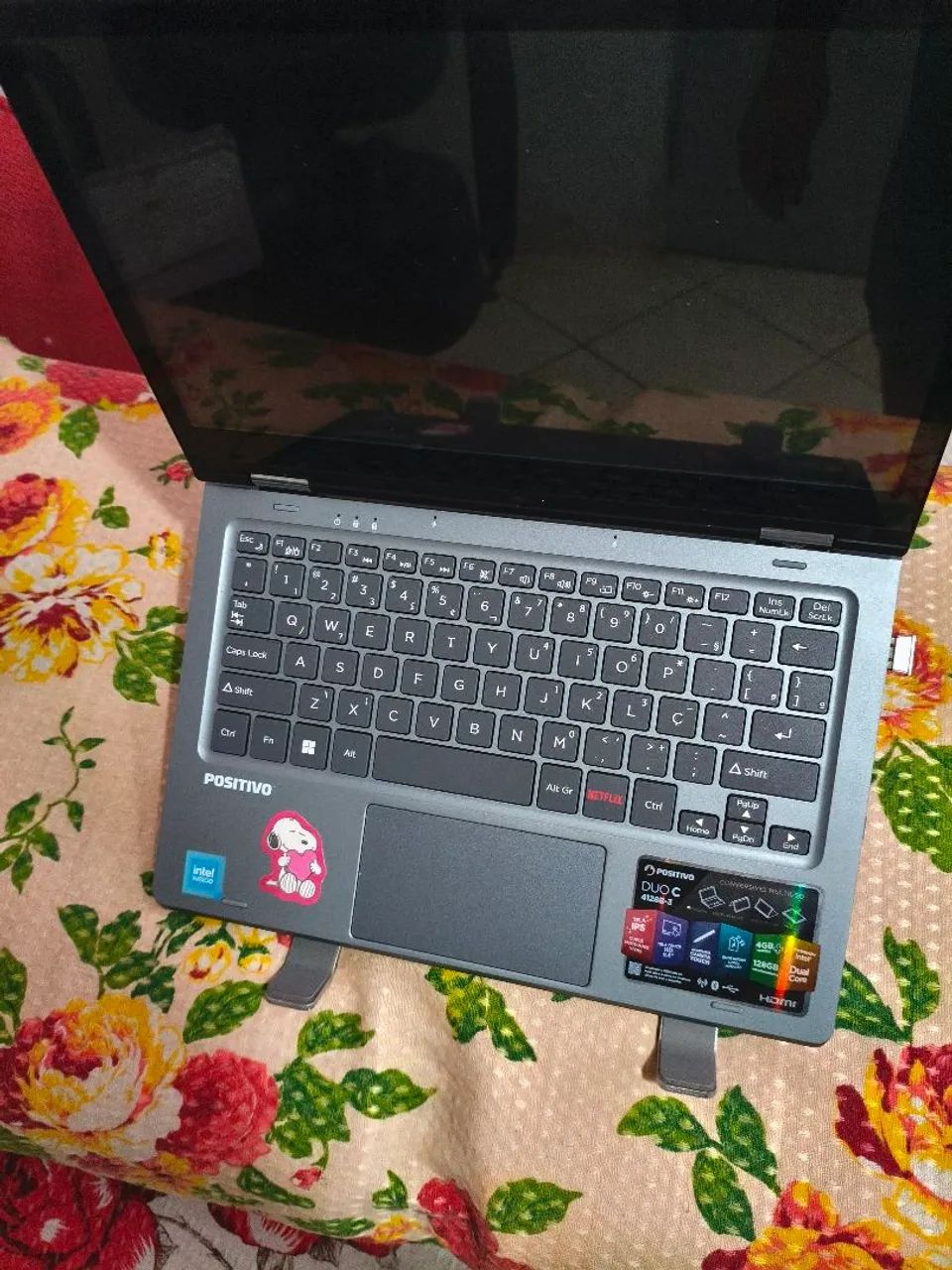 Notebook - tablet, mouse baseus e suporte metálico  - Foto 2