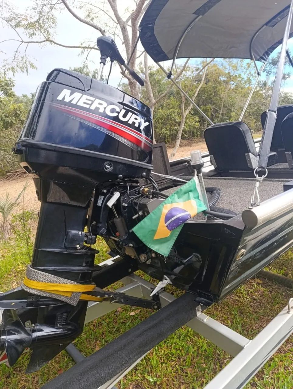 EMBARCAÇÃO 6 METROS + MOTOR MERCURY 50HP ELPTO - Foto 12