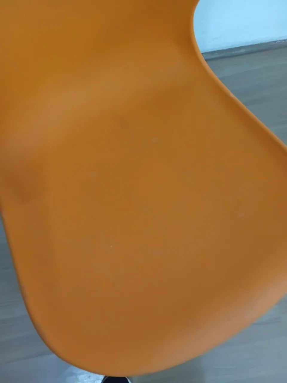 Cadeira Charles Eames New Wood Design Laranja - Foto 4