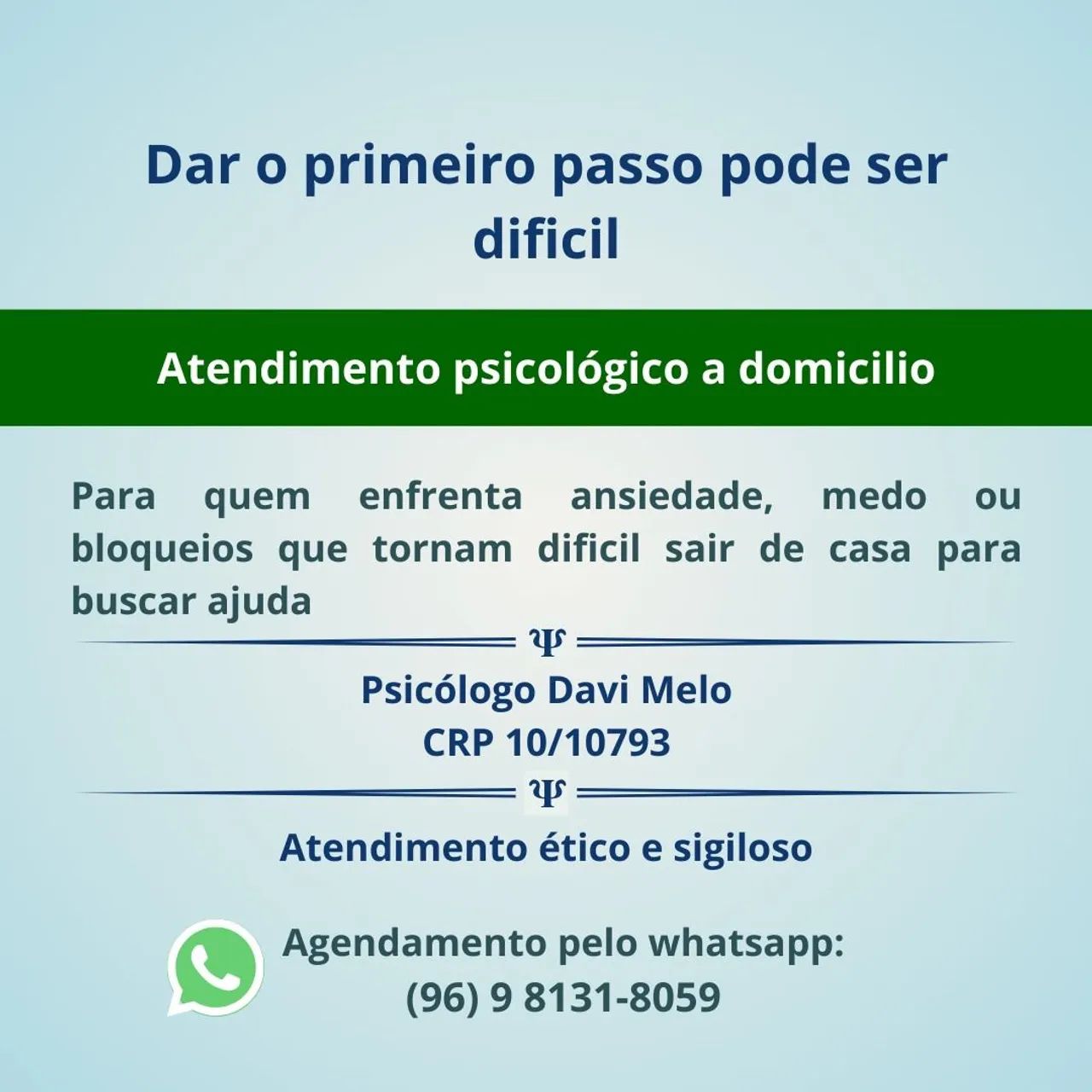 Psicólogo domiciliar