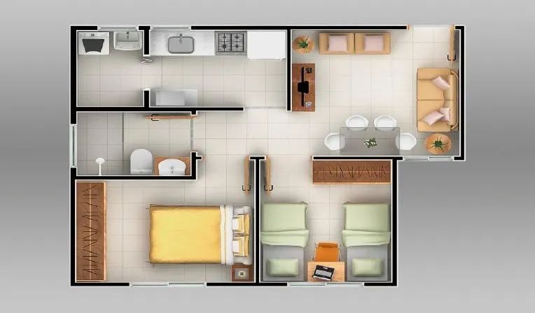 Apartamento 2 Quartos | Piscina | Veiga jardim - Foto 5