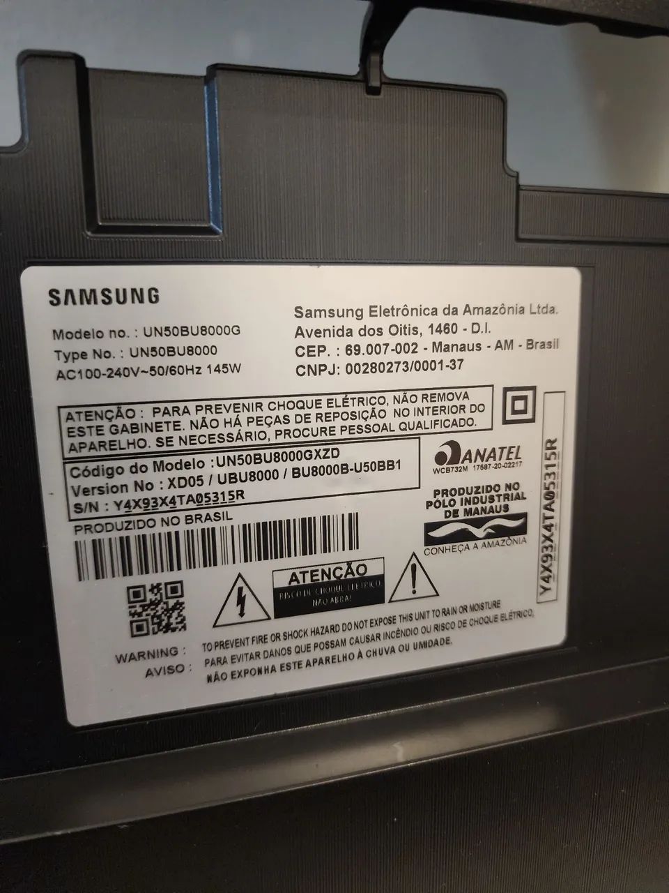 Peças tvs sansung modelos UN50TU8000GXZD X UN50BU8000GXZD.  - Foto 2