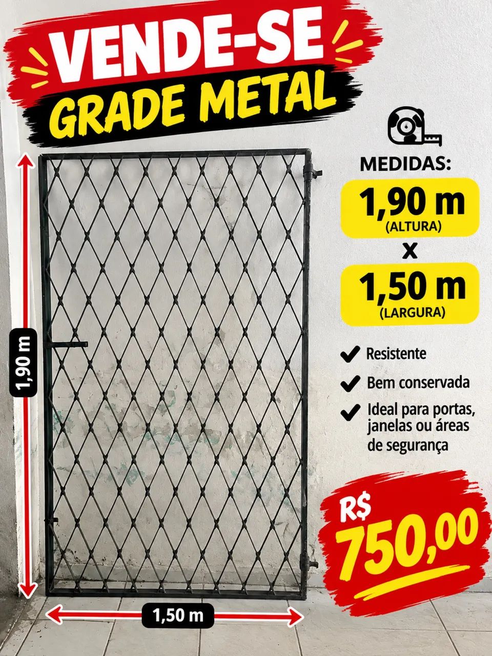 Grade de ferro 