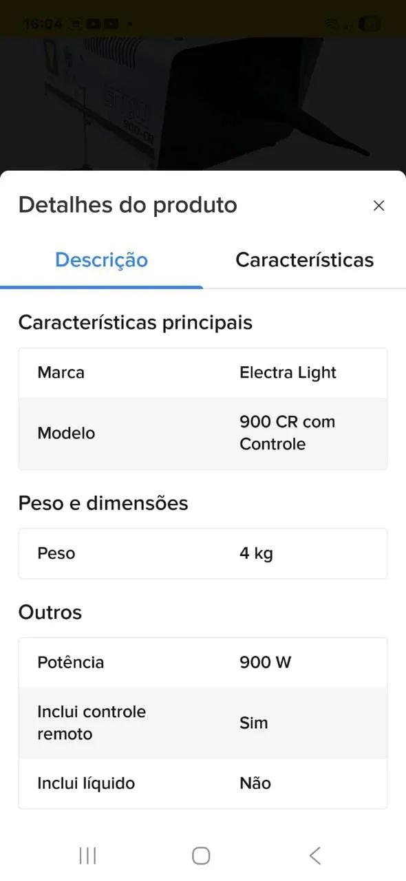 Maquina de Nevoa SNOW 900W 220V + Kit - Foto 3