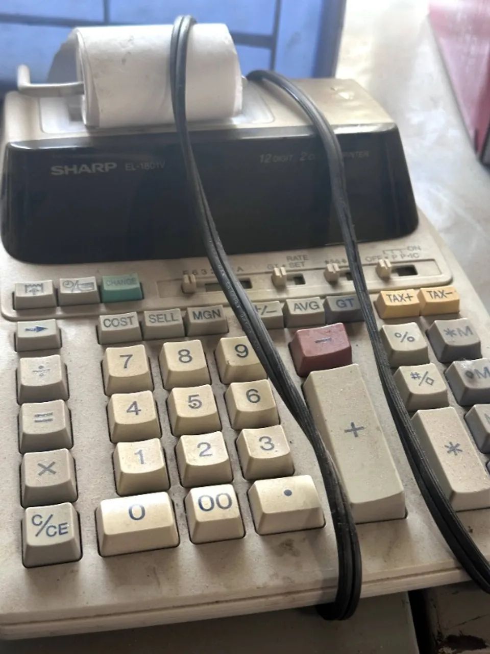 Calculadora De Impressão Sharp El-1801v