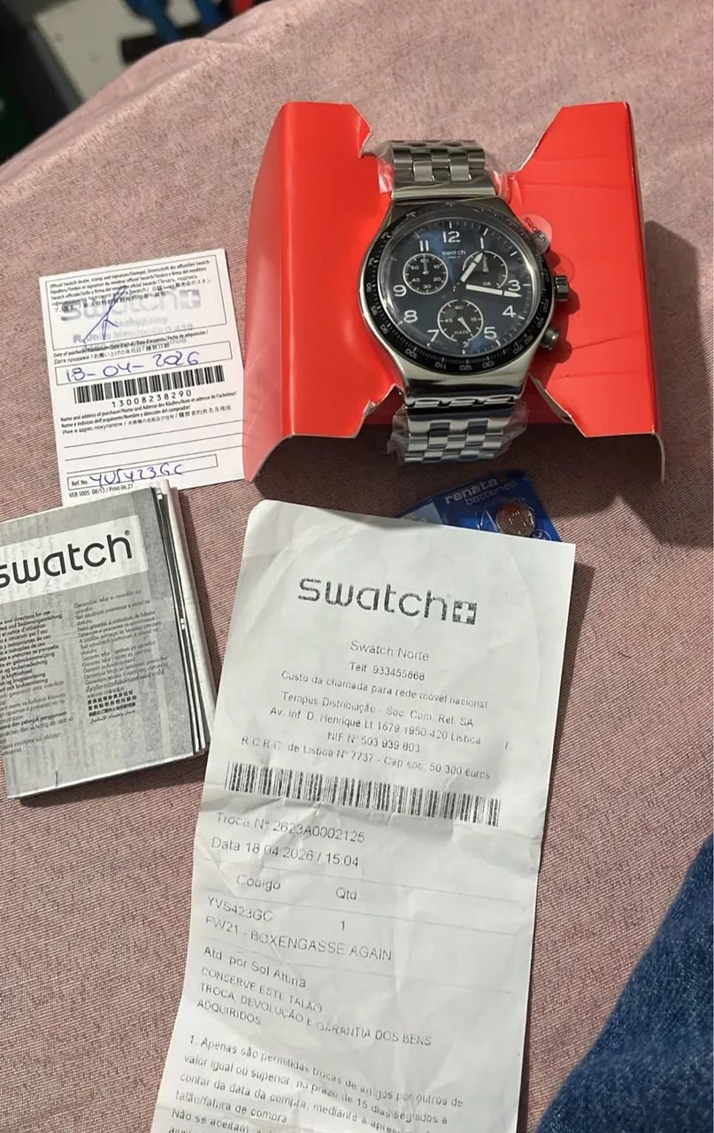 Swatch prata