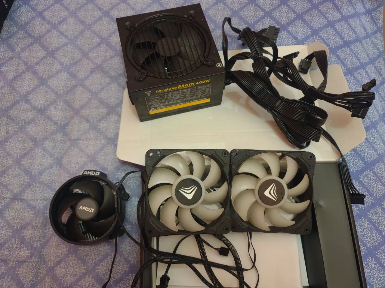 Fonte 400w + Cooler Box AMD e 2 Fans  - Foto 4