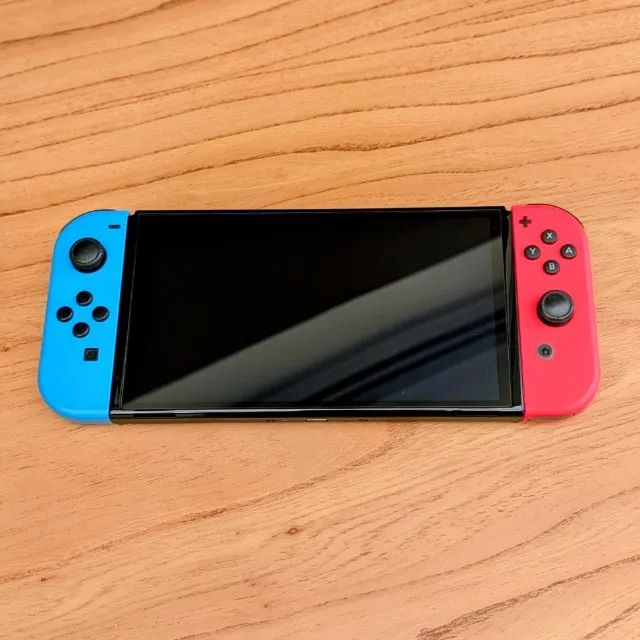 Nintendo Switch OLED Neon Completo + Pro Controller Original + Case - Foto 2
