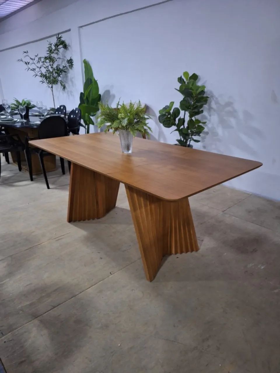 Mesa de Jantar com tampo laminado 1.80x90  com 06 cadeiras - Foto 2