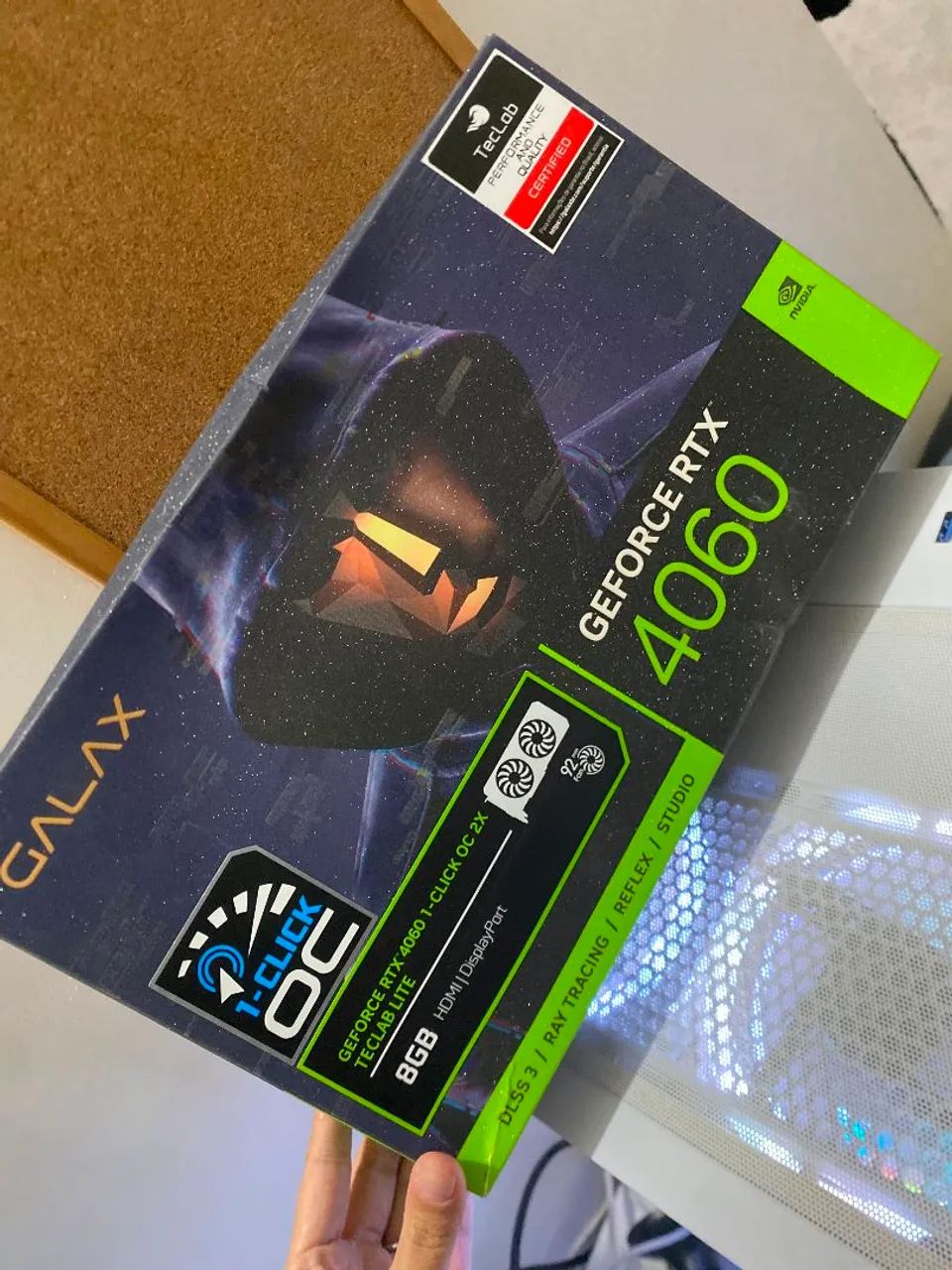 Rtx 4060 Galax + Ram 8 gb Xpg ( Branco )