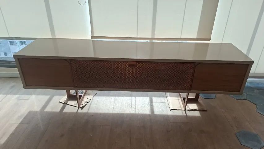 Rack/buffet de aço com tela de aço bronze - Foto 2