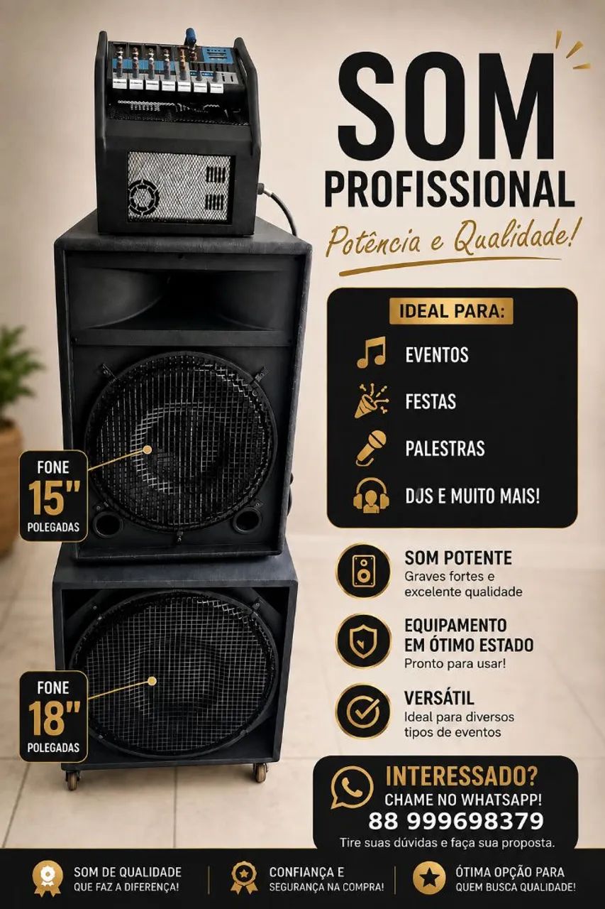 Som para eventos 