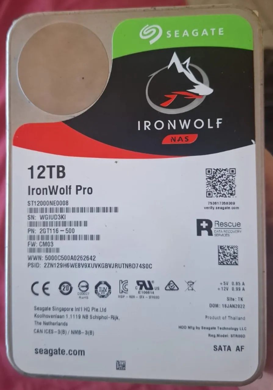 HD 12TB Seagate
