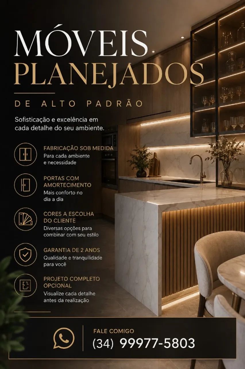 MÓVEIS PLANEJADOS EXCELENTE QUALIDADE - SOB MEDIDA